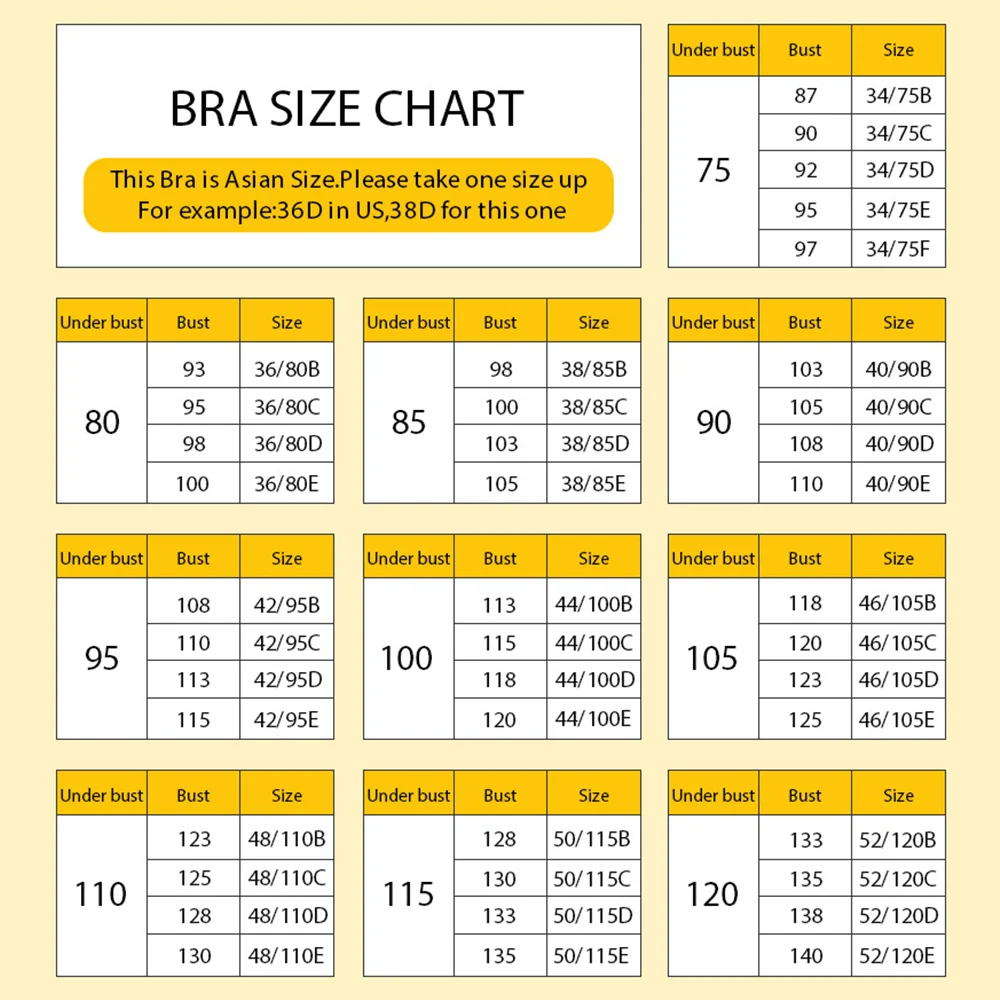 Extra Plus Size Vest Strap Adjustable Thin Sponge Push Up Bras 110 75 80 85  95 100 B C D E F Free Shipping - Bras - AliExpress