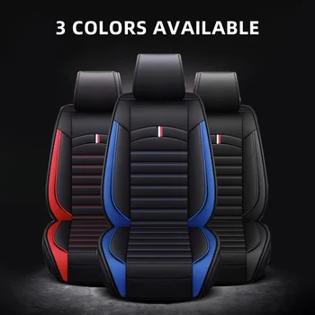 

1PC Universal Car Seat Cover Leather Fashion Style Breathable Car Seat Cover Car Auto Front Interior Accessories