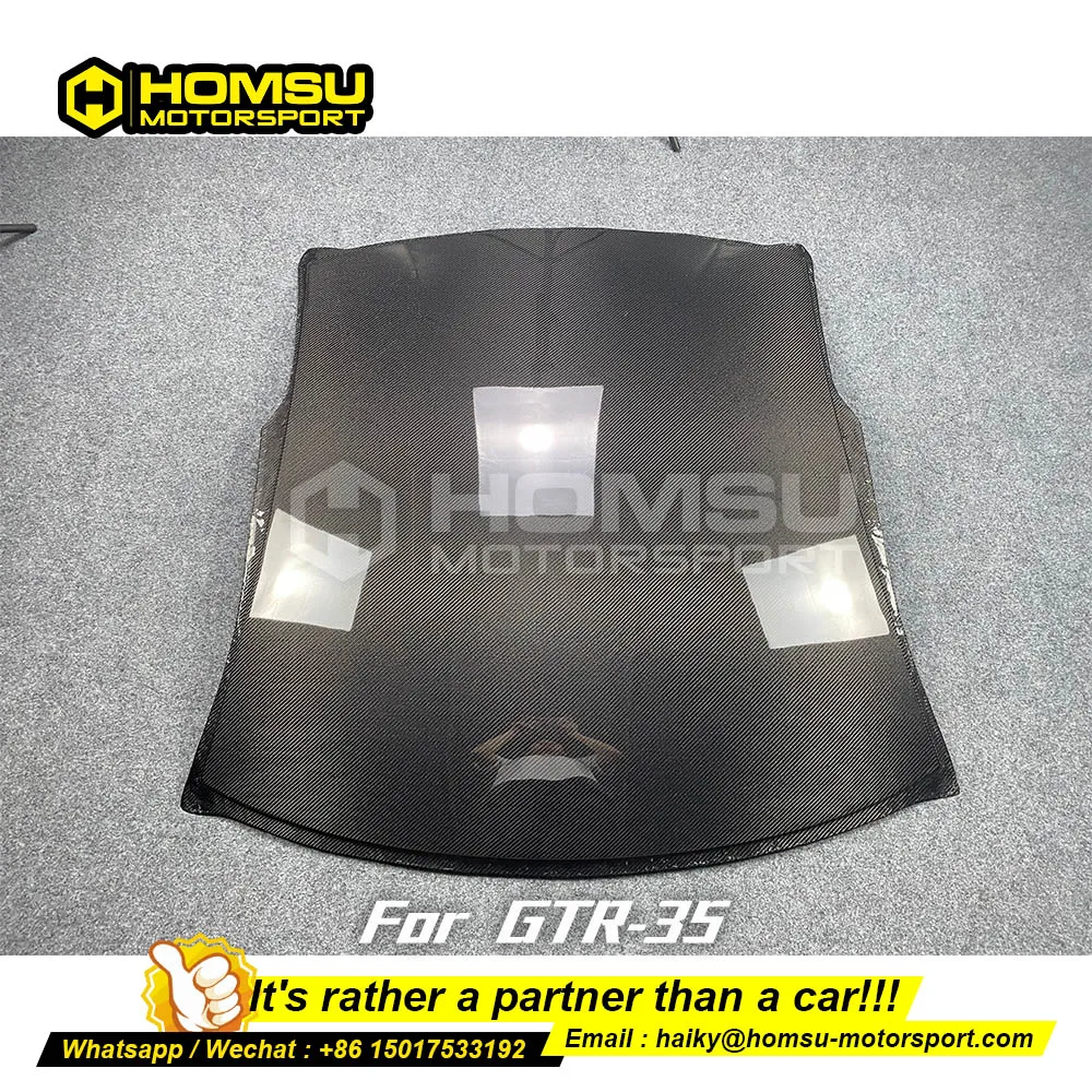 

Высококачественная отделка для крыши из углеродного волокна для nissa n GTR35, отделка для крыши автомобиля из углеродного волокна, крыша для nissa n GTR35