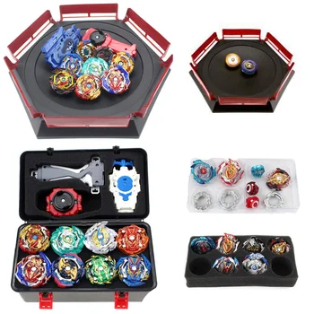 

New Beyblade Burst Set Toys Beyblades Arena Bayblade Set Metal Fusion Fighting Gyro 4D with Launcher Spinning Top Bey Blade Toys