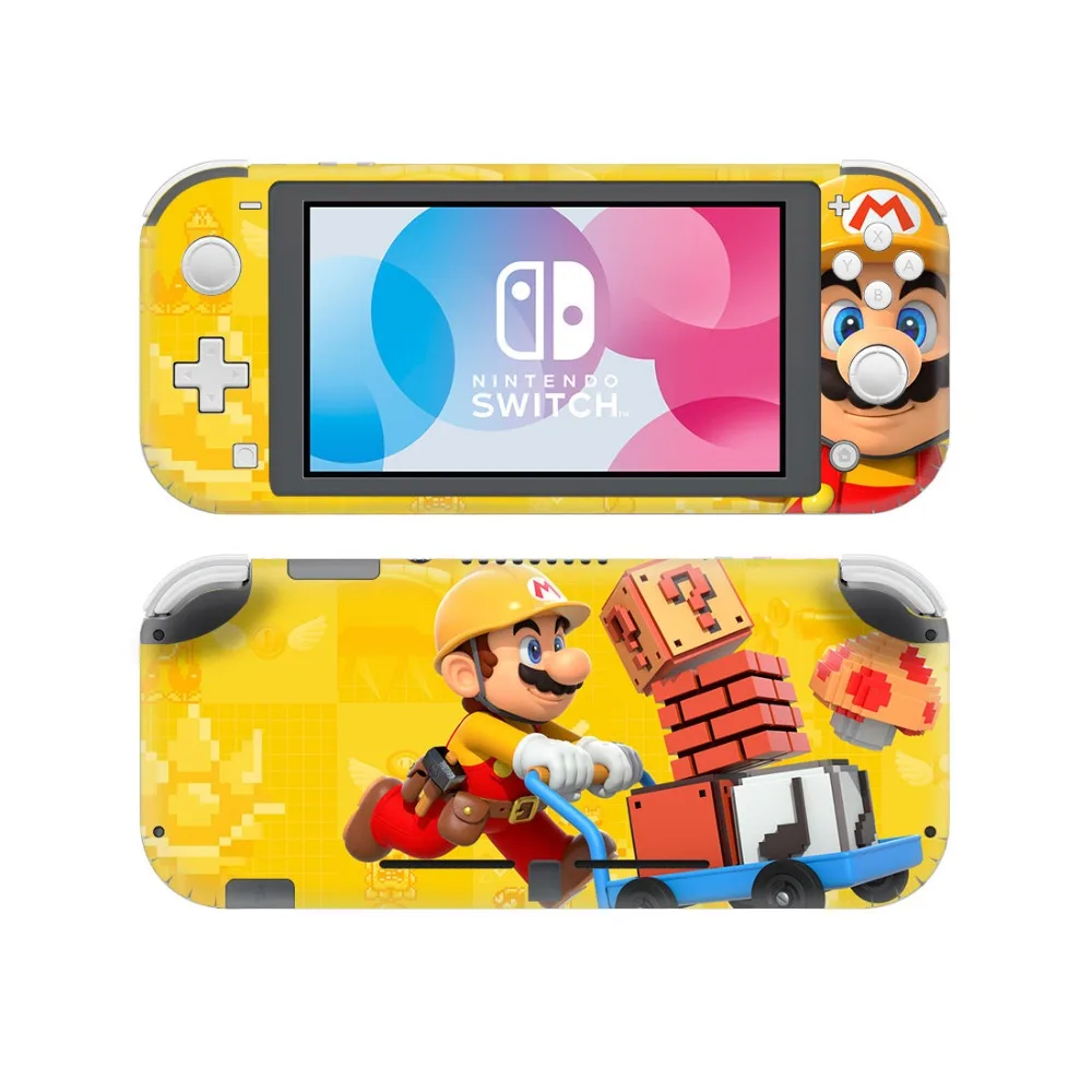 Новые наклейки для игровой кожи Супер Марио для Nintendo Switch Lite консоль контроллер защита кожи виниловая наклейка NS Lite аксессуары