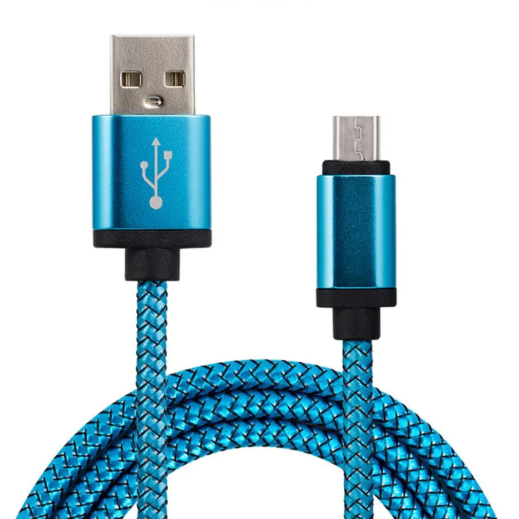 

Micro USB Cable 2A Fast Charging Nylon USB Sync Data Mobile Phone Adapter Charger Cable For Samsung Sony HTC LG Android Cables