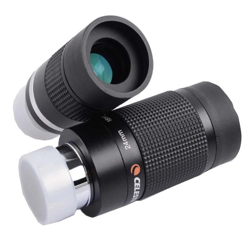 8-24mm Telescope Eyepiece 1.25inch 40-60° Zoom Eyepiece Multi Coated Optic Green Film Lens for Observe Landscapes and Planets 