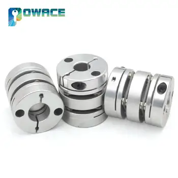 

3Pcs Double Diaphragm Coupling Stepper Motor CNC Parts Router Mill engraving machine