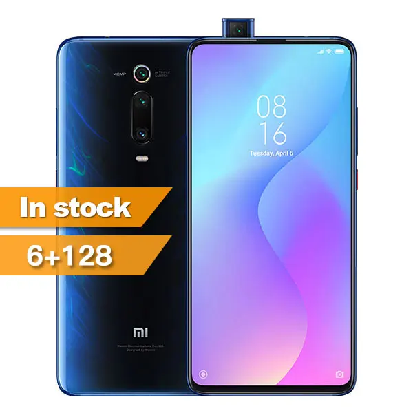 Глобальная версия Xiaomi Mi 9T Pro 6GB 64 GB/6 GB 128GB Смартфон Snapdragon 855 4000mAh 48MP с тремя камерами - Цвет: 6GB 128GB Blue