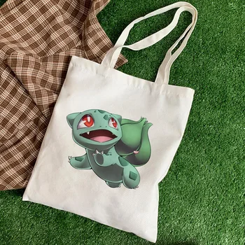

2020 Summer New Star Wars Cute Little Alien Monster Cartoon Print Women Bag Vogue Casual Shoulder Canvas Bags Big Capacity Tote