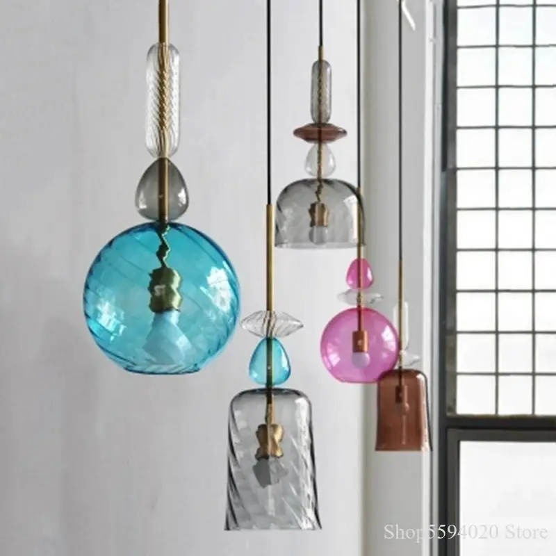 modern stained glass chandelier