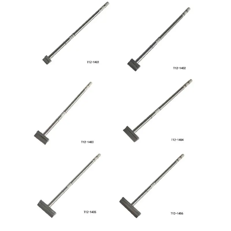  Soldering Iron Tips Spade Scraper Spatula T12-1401-1406 for FX951 Welding Station