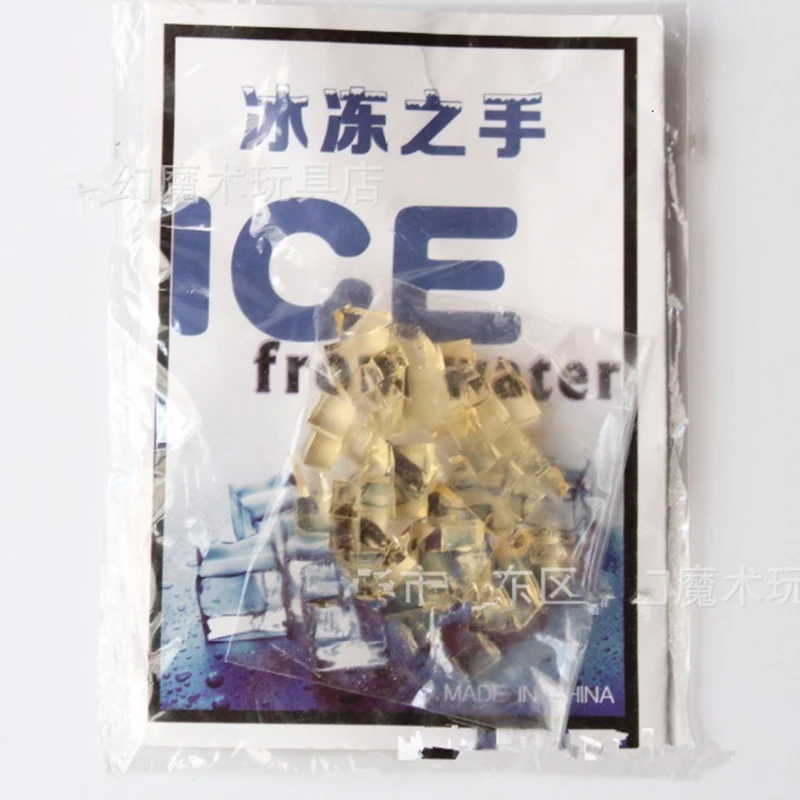 2017 Новый фокус воды изменения Ice замерзшие руки крупным планом трюки прозрачные