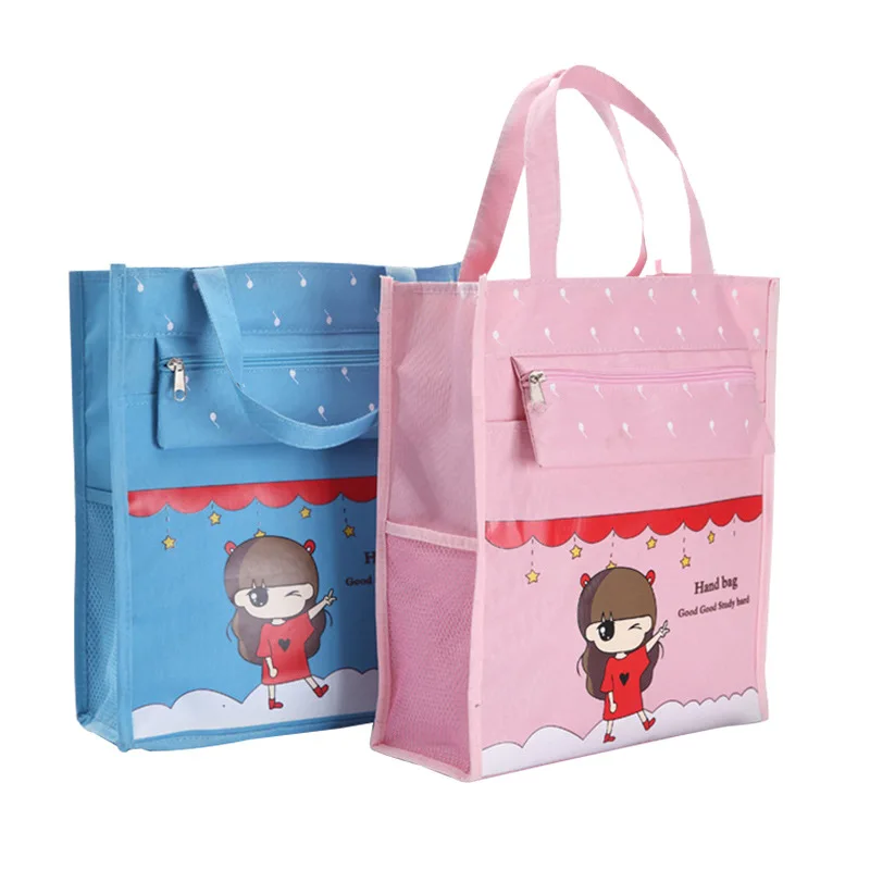 

Waterproof Hand A4 File Holder Oxford Cloth Students Women's Korean-style Information Archives Magazine Storage Document Learnin
