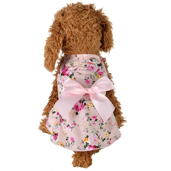 

New Pet Dog Clothes Dress Sweety Princess Dress Teddy Puppy Wedding Dresses Fot Dog Small Medium Dogs Pet Accessories