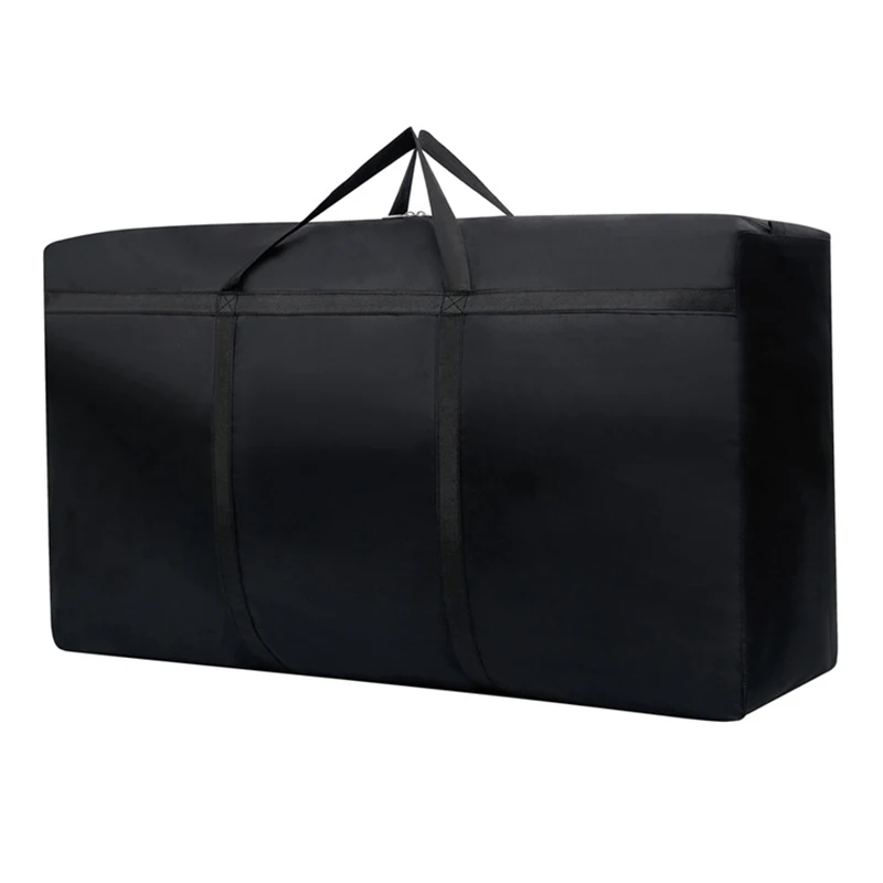 Unisex Foldable Oxford Cloth Luggage Bag Large Capacity Dustproof Storage Bags Thickened Portable Thin Duffle Bag Big Moving