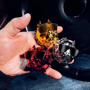 

2020 Upgrade Bulldog Car Perfume Fragrance bulldog air freshener Auto outlet Vent Solid Scent Diffuser DIY Interior Decoration
