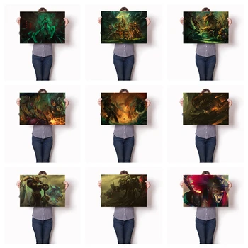 

Family wall art decoration retro style online game hero league character poster hight quality canvas painting No Frame o51