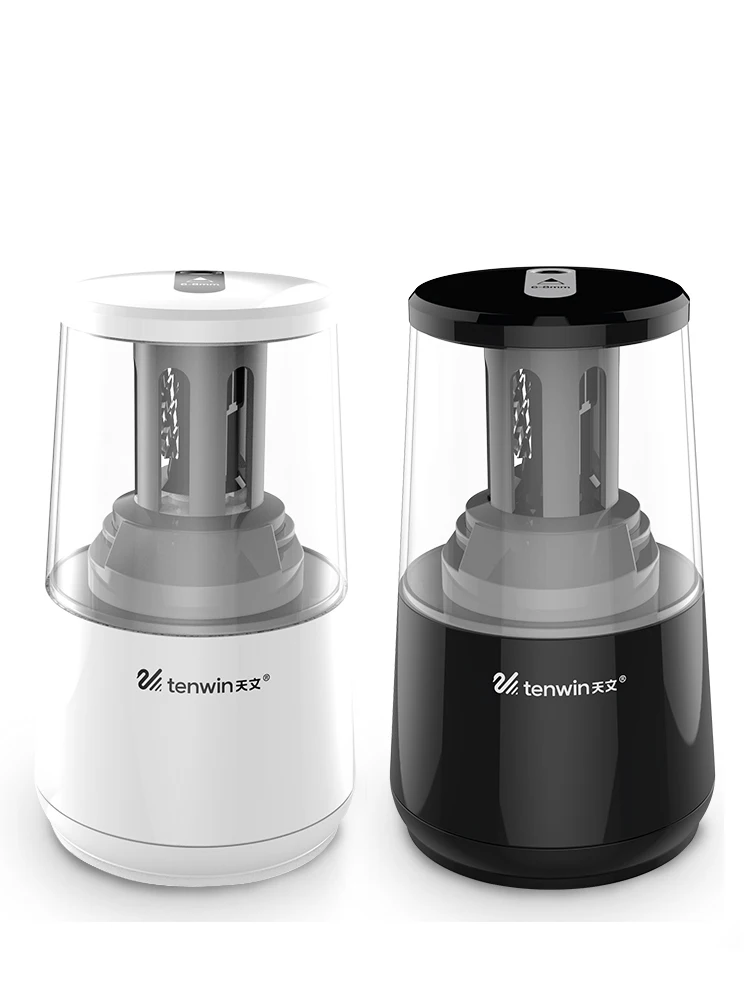 1pc Electric Pencil Sharpener, Heavy duty Helical Blade to Fast Sharpen