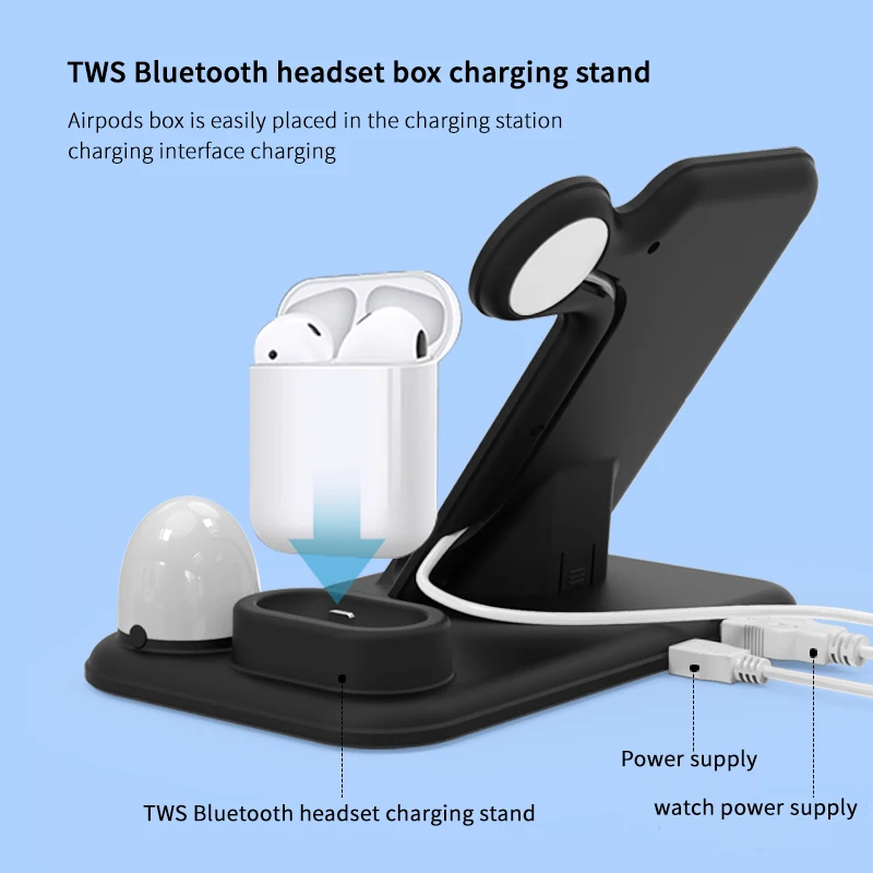 Neubiede Qi Wireless Charger Dock Station 4 in 1 