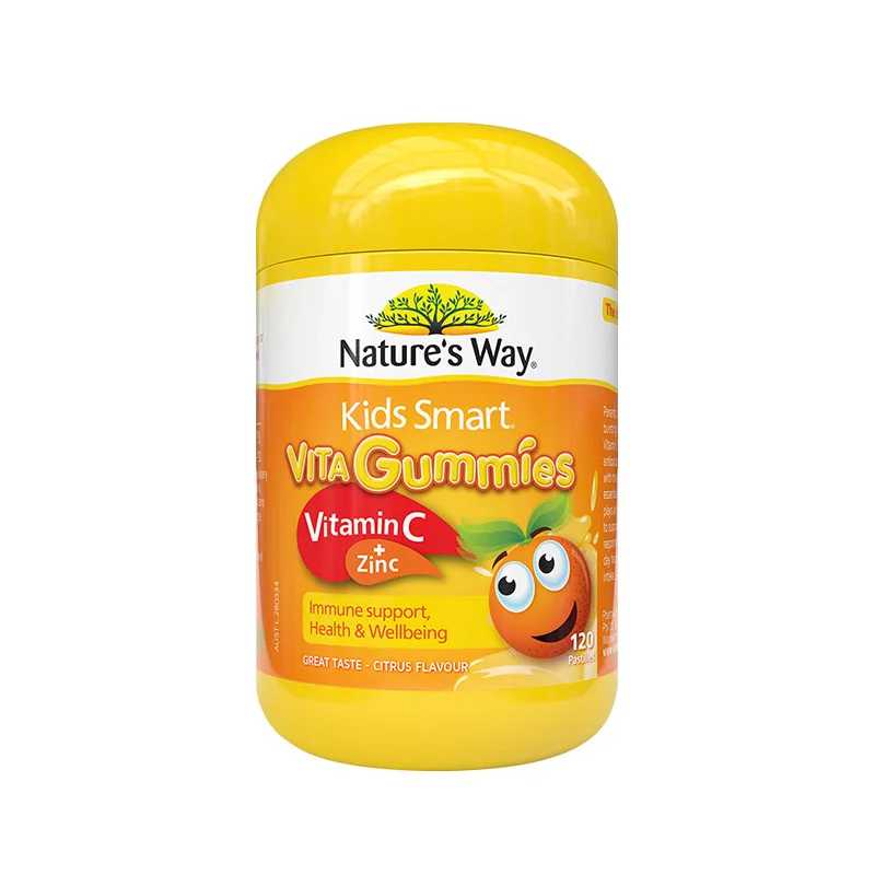 NaturesWayChildrensVitaminCGummies120CapsulesBottleFree