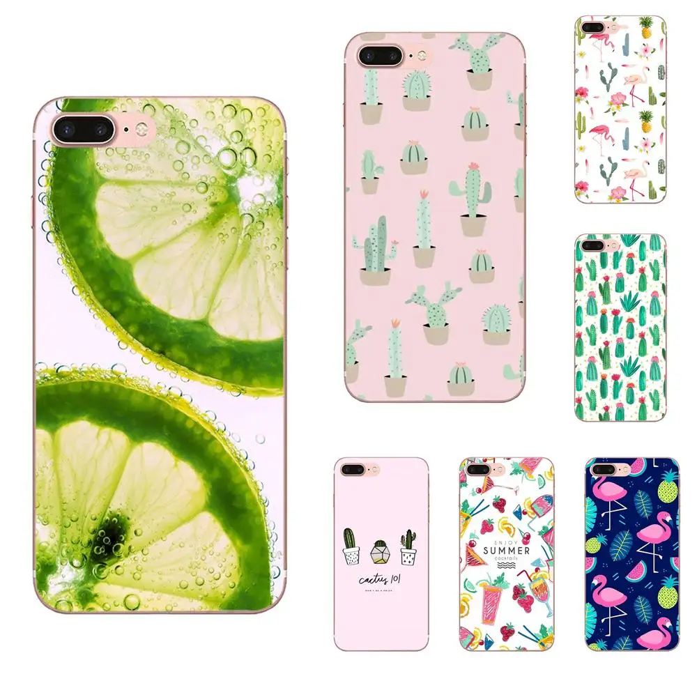 Flamingos Flowers Plants Fruit Cactus For Xiaomi Mi A1 A2 A3 CC9 CC9E 9T mi10 mi9 mi8 pro lite SE TPU New Arrival | Мобильные