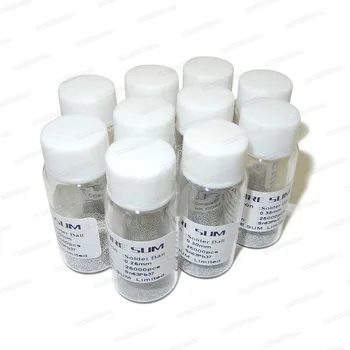 

10Pcs Sn63Pb37 25k Qwin 0.25-0.5mm 0.55m 0.65mm 0.76mm BGA Leaded Solder Balls / Bottle for BGA Ball Tool