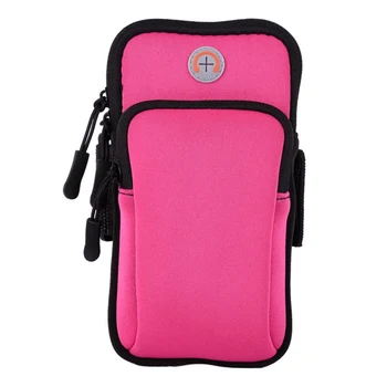 

Sport Armband Case Zippered Fitness Running Arm Band Bag Pouch Jogging Workout Cover For Mobile Smart Phone Bag(4-6inches)
