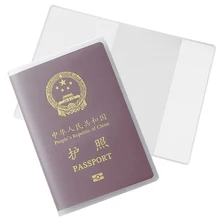 

Passport Bag Fashion Travel Waterproof Dirt Transparent PVC ID Card Business Credit Card Case Pouch Holder Cover Wallet Drop