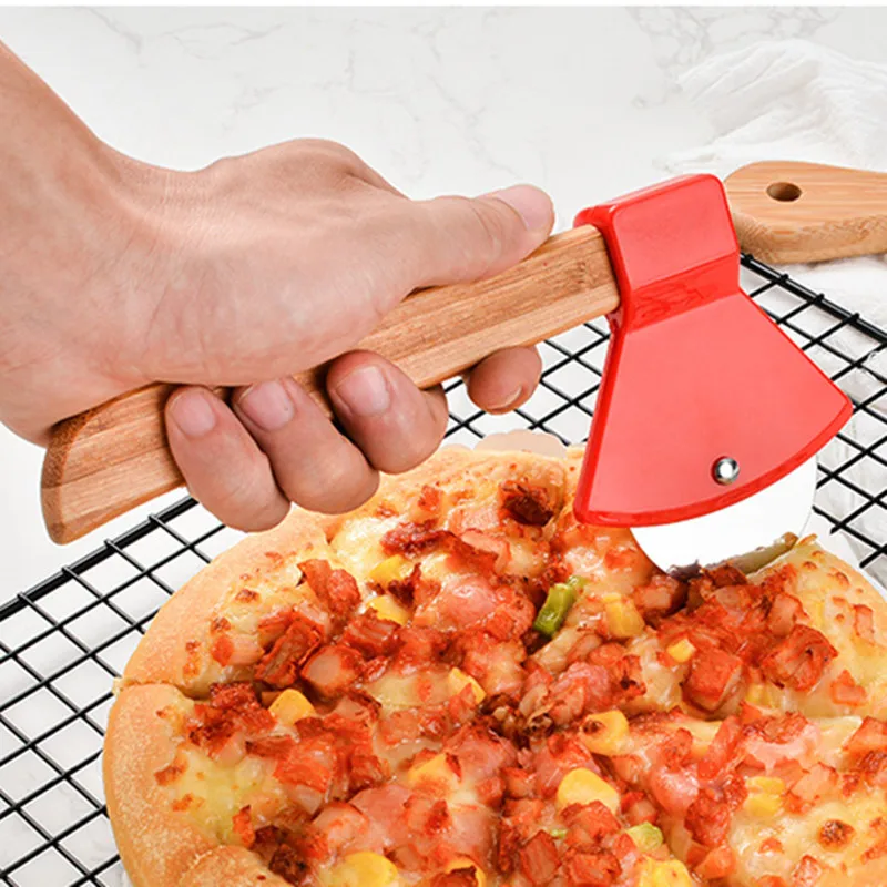 Diámetro de acero inoxidable Cortador de pizza cuchillo para cortar la pizza herramientas Pizza ruedas WY 