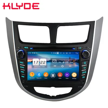 

Klyde 4G Android 9 Octa Core 4GB RAM 64GB ROM DSP Car DVD Multimedia Player Radio For Hyundai Accent Verna Solaris I25 2011-2017