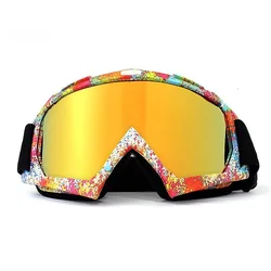 Motorcycle Protective Gears Flexible Cross Helmet Face Mask Motocross Goggles ATV Dirt Bike UTV Eyewear Gear Glasses Ski goggles
