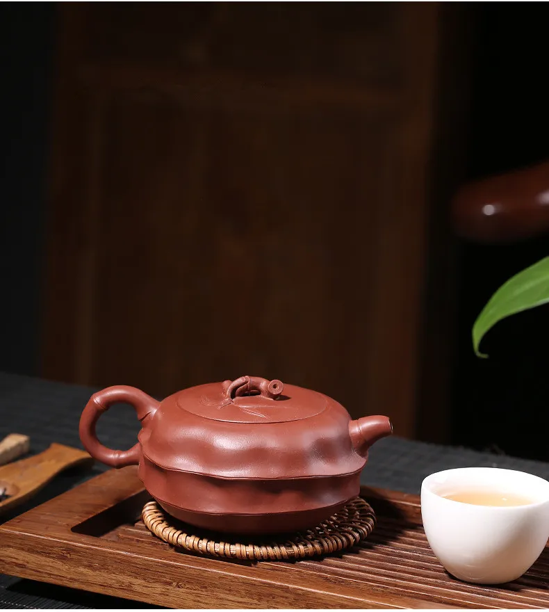 Китайский керамический чайник, чайный горшок из исинской глины Zisha, чайный набор Gongfu, фарфоровый чайник 220 мл, высокое качество, Новое поступление, с подарочной коробкой