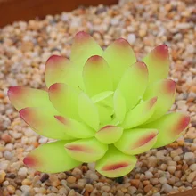 1 шт. Искусственные Яркие желтые суккулентные растения декоративные колья и ветровые Спиннеры сказочные миниатюры сад Террариум с мхом ремесла