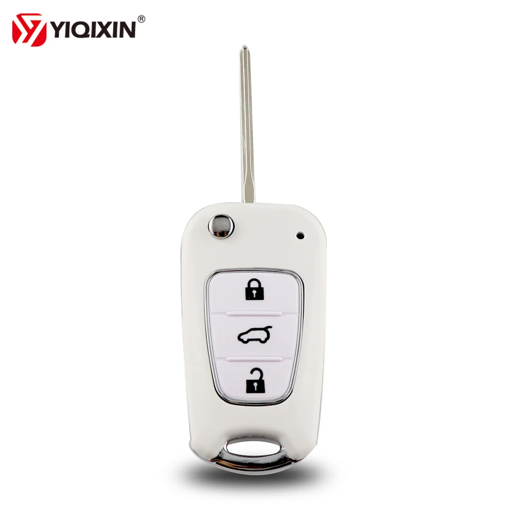 Складной пульт дистанционного управления YIQIXIN с 3 кнопками для Hyundai I20 I30 IX35 I35 Accent