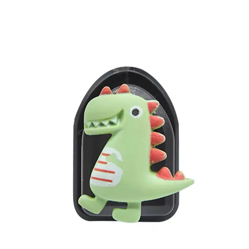 Animal Car Hooks Wall-mounted Home Decor Blossom Sundries Holder Hooks Multifunction Masks Keys Organizer Hanger 4PCS