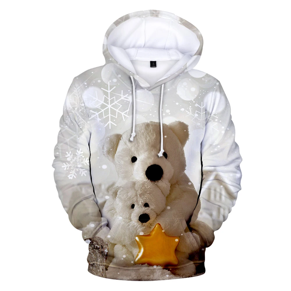 

3D Printed Bear Hoodies Sweatshirts Men Women Animal Streetwear Autumn Hip Hop Hooded Casual Boys Girls Long Sleeve Pullovers