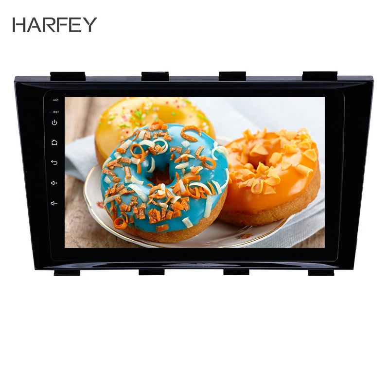 

Harfey 2 din HD Touchscreen 9" Android 8.1 car GPS Radio for 2009-2015 Geely Emgrand EC8 with Bluetooth AUX support Carplay TPMS