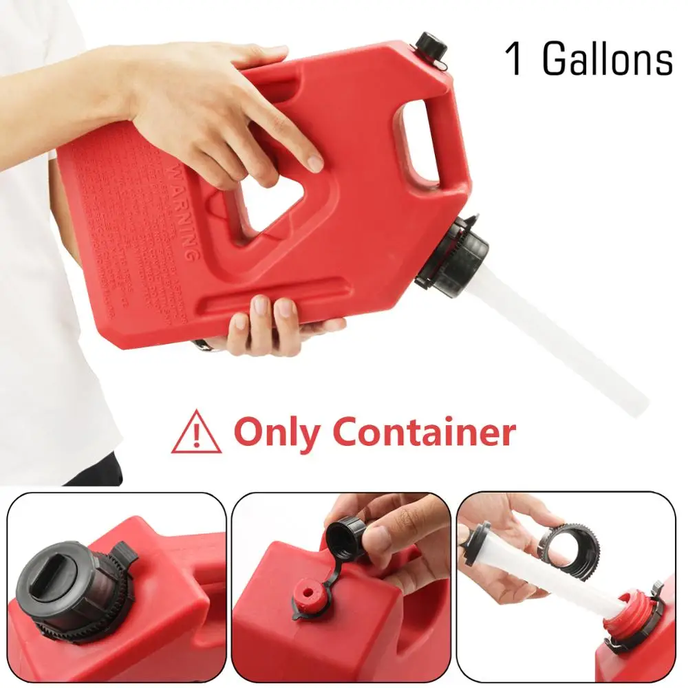 

1 Gallon 3.8L Fuel Tank Container Jerrycan Canister For Gasoline Canister Car Gas Jerry Can For Jeep ATV UTV Motorcycle