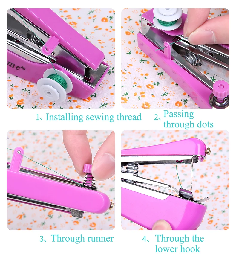 [ENH] Мини-маленькая ручная швейная машина бытовая многофункциональная карманная ручная микро-швейная машина