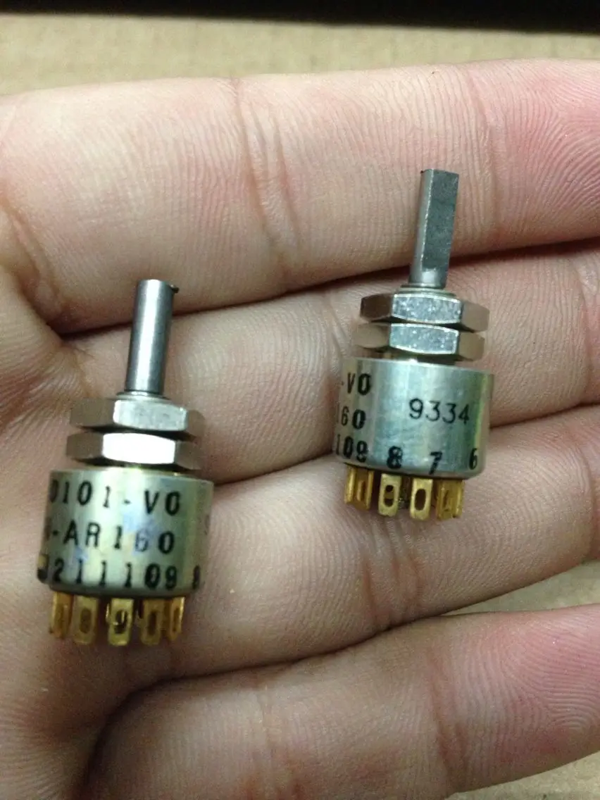 

2PCS/LOT 308-12-USN-AR160 small sealed rotary band switch, 1 knife, 12 axis long 16MM