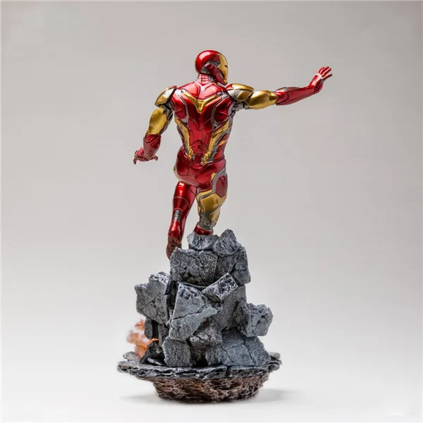 Marvel Мстители Железный человек MK85 с 2 головой статуя 1/10 Фигурки игрушки