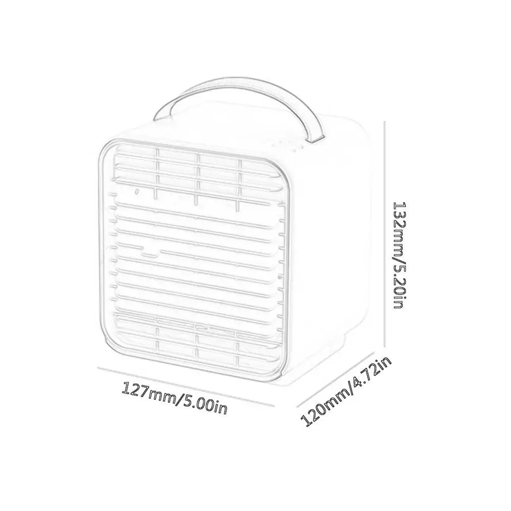 Negatieve Ionen Draagbare Ultrastille мини Usb Настольный вентилятор Met Sleutelschakelaar Thuiskantoor Электровентилятор