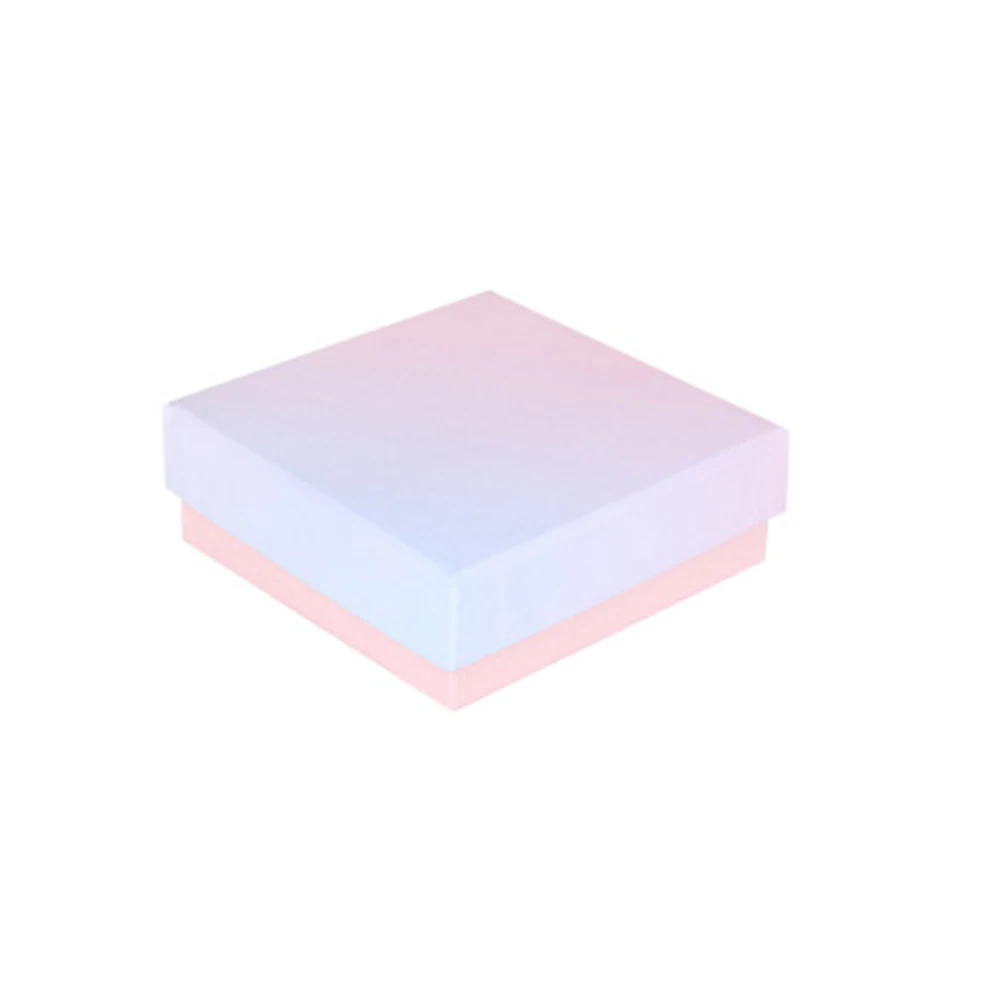 Jewelry Box Handmde Paper Kraft Cardboard Case Cookies Cake Soap Packaging Wedding Ring Earring Gift Christmas New Year Present