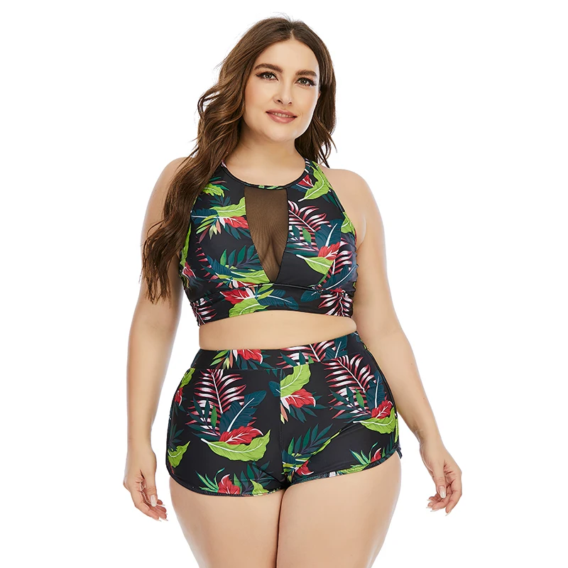 Plus Size Swimsuits Underwire Tummy Control Plus Size Swimwear Big