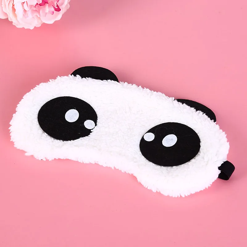 Мульти Стиль Милая панда лицо глаз путешествия спальный маска мягкий сон путешествия тент отдых расслабляющий спальный с повязкой на глаза
