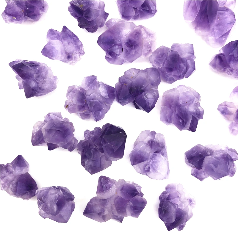 100 г натуральный Тибетский скелетный фиолетовый кварц аметист кластер образец