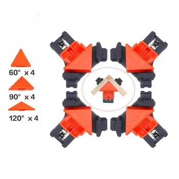 

60 90 120 Degree Woodworking ClampRight Angle Fixing Clips Picture Frame Corner Clamp Woodworking Hand Tool DIY Fixture Tool
