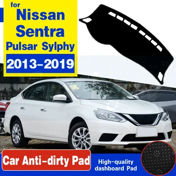 

For Nissan Sentra B17 2013~2019 Pulsar Sylphy Anti-Slip Mat Dashboard Cover Pad Sunshade Dashmat Accessories 2014 2015 2016 2017