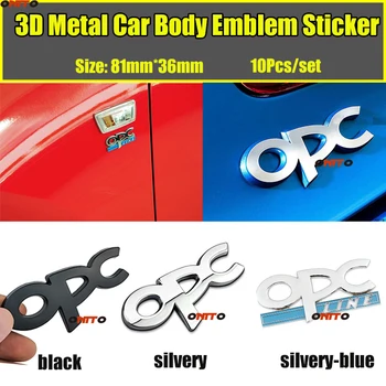 

100% NEW 10pcs/lot OPC OPCLINE 3D Car Body Badge Covers Letter Emblem Car Decoration For All Car Type Car Accessory Decal Label