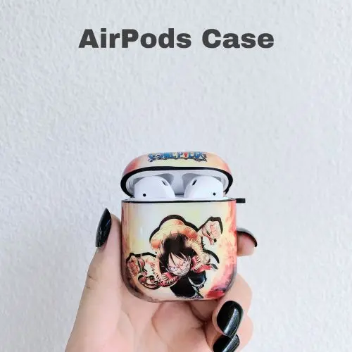 Для Apple Airpods 1/2 японский мультфильм one piece Roronoa Зоро, Луффи шаблон мягкий чехол для наушников s bluetooth защитный чехол - Цвет: as picture