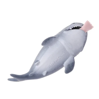 

Shark Squeeze Vent Toy Fun Stress Reliever Press To Spit Leg Kids Novelty Gift H37A