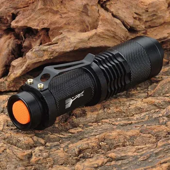 

2 Pieces Mini Military Tactical Flashlight Zoom Flashlight Mount Clip Remote Switch Outdoor Hunting Weapon Light Weapon Light