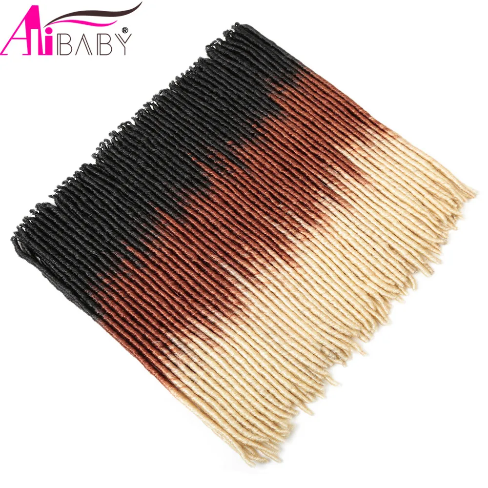 Прямые Синтетические косички для плетения крючком из искусственных мешков 18